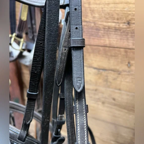 Horse size Schooling bridle, with reins - Picture 3 of 4